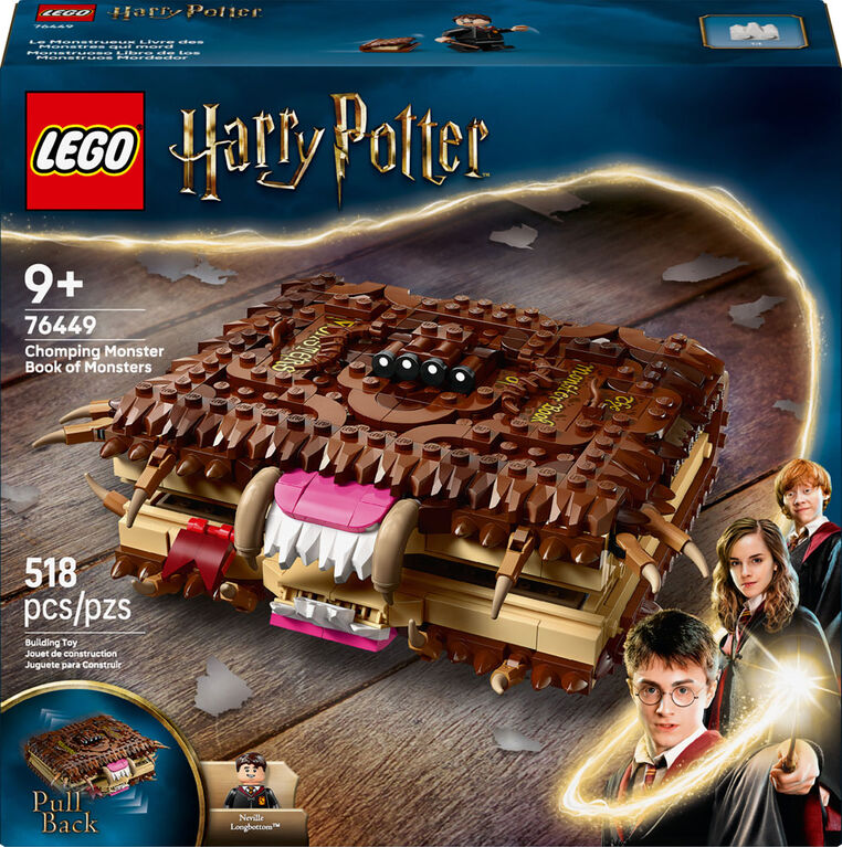 LEGO Harry Potter Chomping Monster Book of Monsters - Kids Toy for Boys and Girls 9+ - 76449