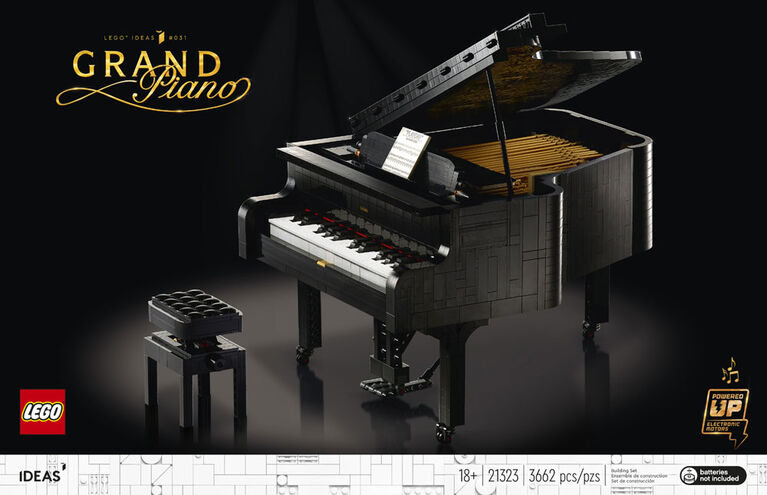 LEGO Ideas Le piano à queue 21323 (3662 pièces)