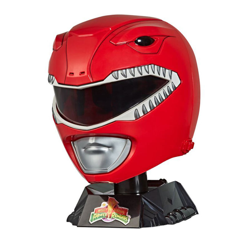 Power Rangers Lightning Collection, Casque de collection de luxe, Ranger rouge Mighty Morphin - Notre exclusivité