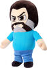 Minecraft Steve Plush Toy, 8-inch Collectible Soft Doll Inspired by A Minecraft Movie