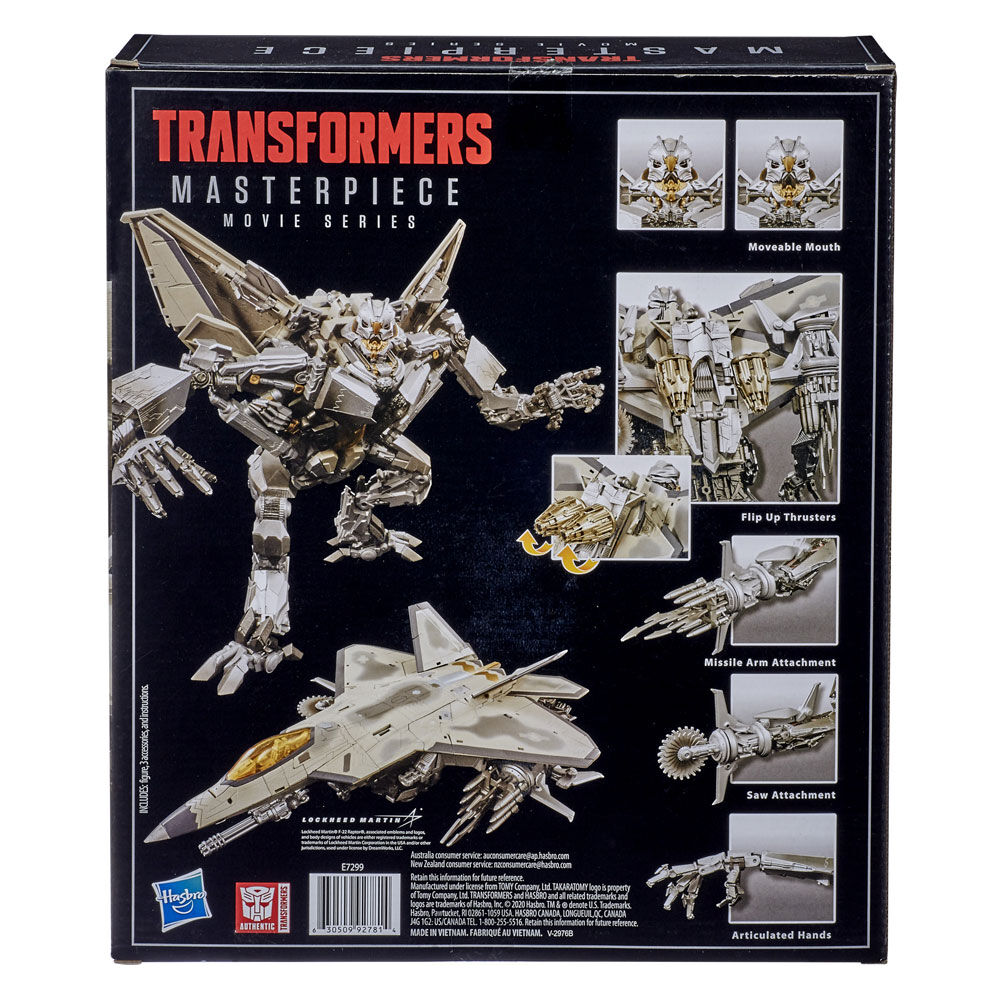 Transformers Movie Masterpiece Series MPM-10 Starscream Collector Figure,  Transformers Movie 1 - English Edition - R Exclusive