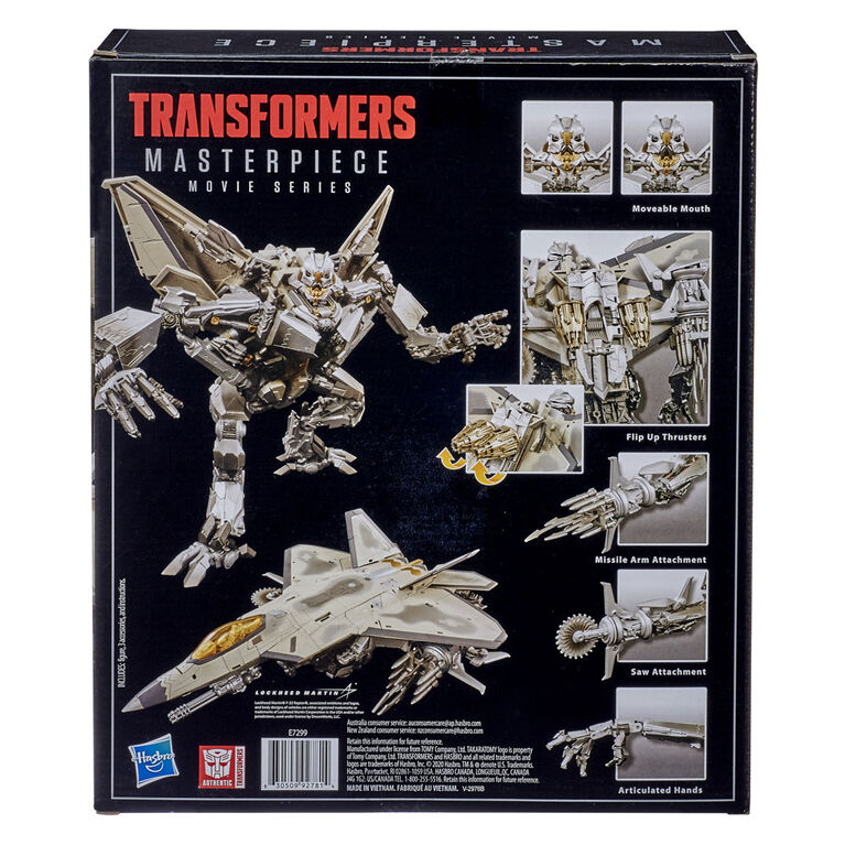 Transformers Movie Masterpiece Series MPM-10 Starscream Collector Figure, Transformers Movie 1 - English Edition - R Exclusive