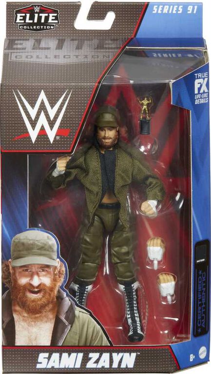 WWE - Collection Elite - Figurine articulée - Sami Zayn