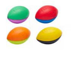 ALEX - POOF Ballon de football en mousse avec boîte, 24,1 cm - 1 par commande, la couleur peut varier (Chacun vendu séparément, sélectionné au hasard)