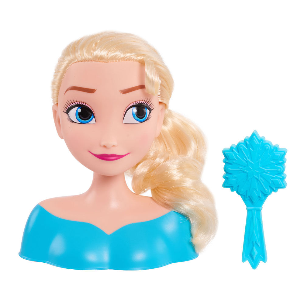 elsa hairstyle doll head