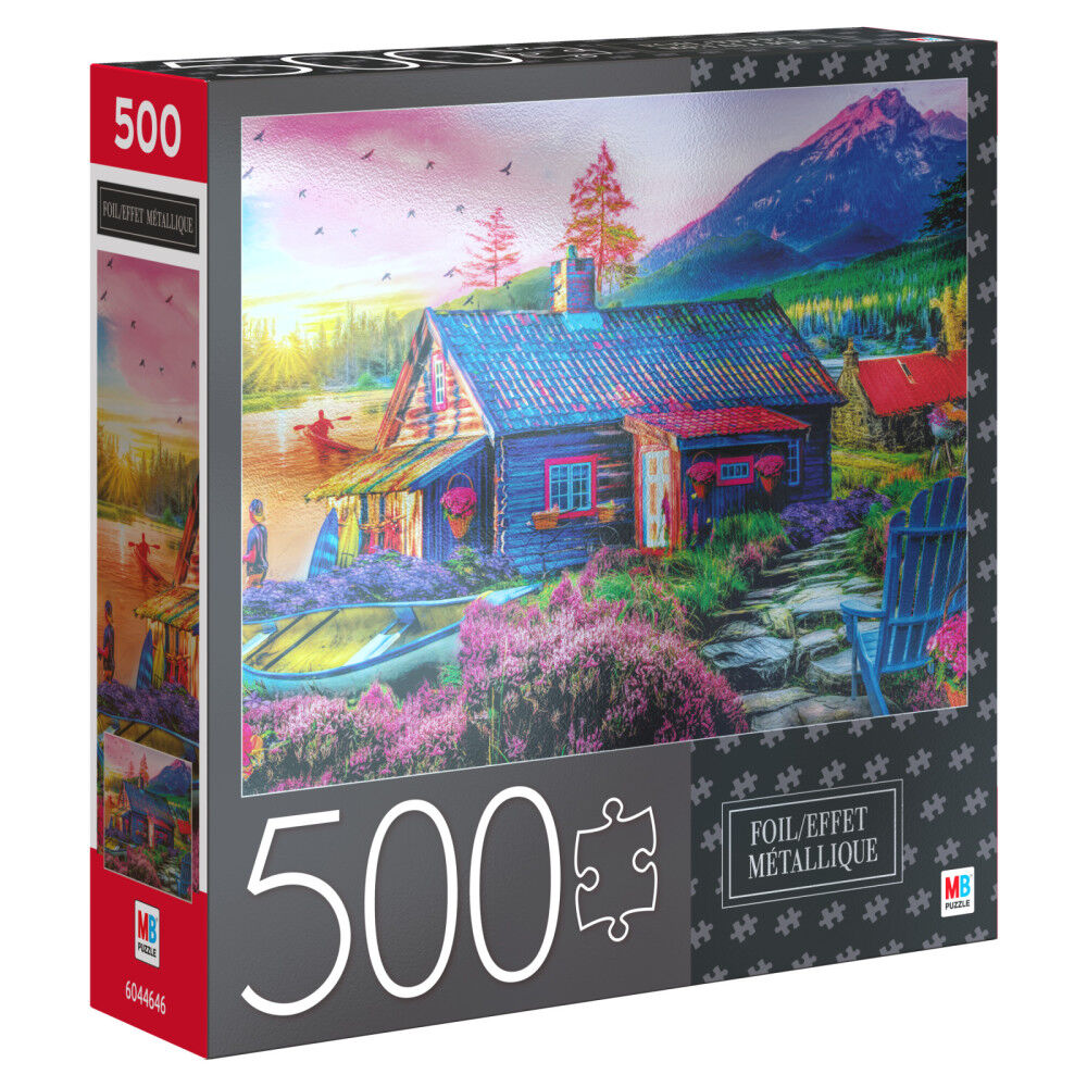 500-Piece Jigsaw Puzzle with Foil Accents, The Mountain Life
