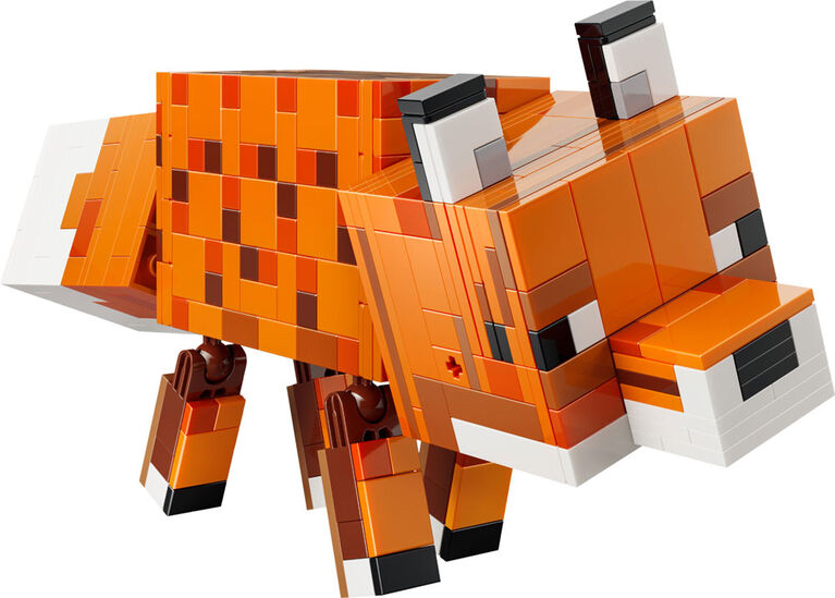 LEGO Minecraft The Fox Building Toy for Boys, Girls, & Kids, Ages 10+ - Room Decor for Gamers - 21588