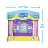 Peppa Pig - Wooden Jumbo Puppet Theatre with 2 Puppets