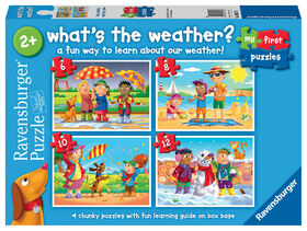 Ravensburger Mes Premiers Puzzles, Quel Temps Fait-Il? (Casse-têtes de 6, 8, 10 et 12 pièces) - Édition anglaise