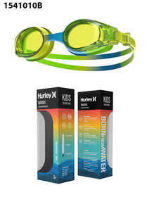 Hurley Youth Waikiki Swim Goggles - Single - Green with Blue