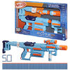 Nerf Elite 2.0, pack Lock N Load, blaster, 30 fléchettes Nerf Elite, crosse, canon, poignée, viseur