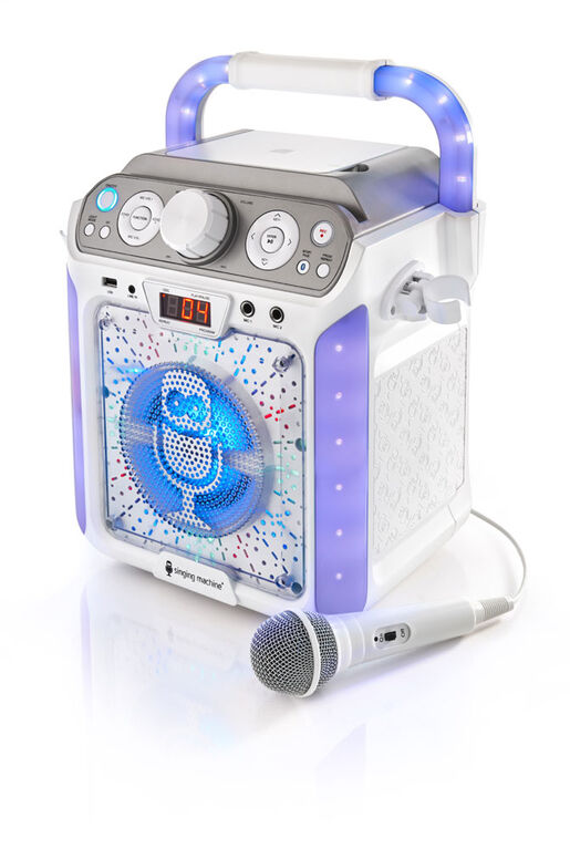 The Singing Machine - Groove Cube Karaoke System - White