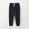 pantalon de jogging en coton biologique noir RISE Little Earthling