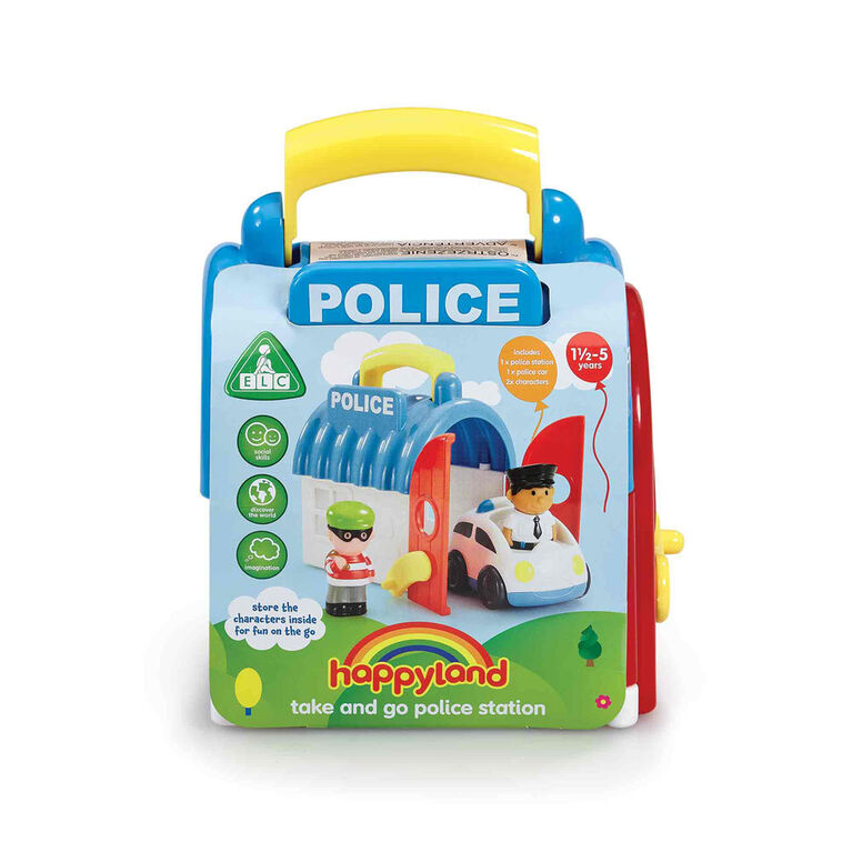 Early Learning Centre Happyland Take and Go Police Station - English Edition - R Exclusive