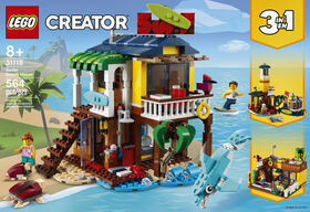 LEGO Creator La maison sur la plage du surfeur 31118 (564 pièces)