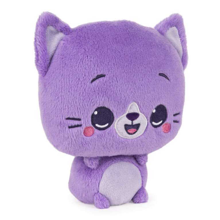 GUND Drops, Peggy Purrs, Expressive Premium Stuffed Animal Soft Plush Pet, Purple, 6