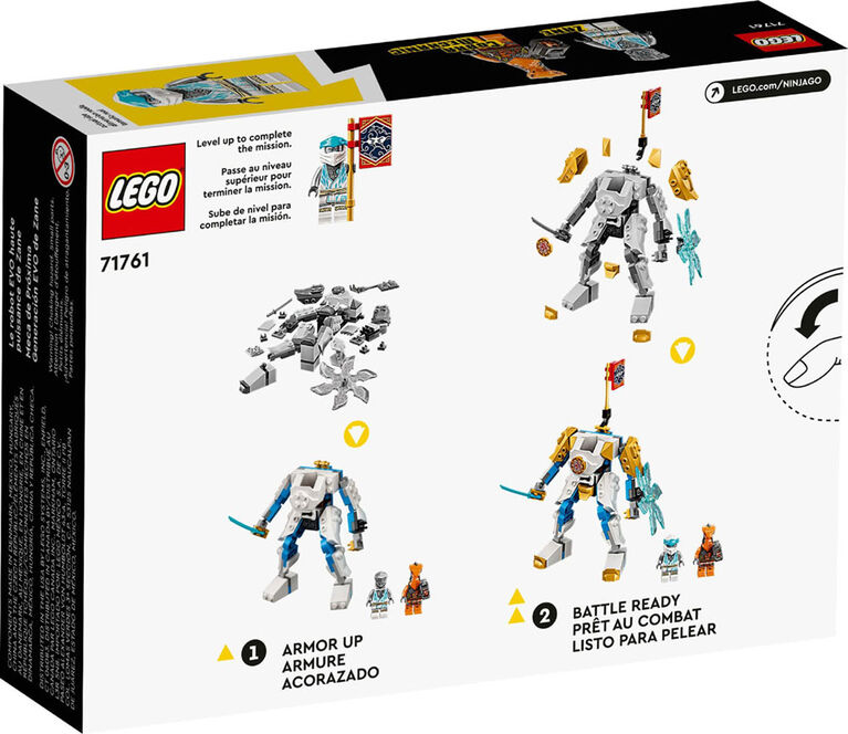 LEGO NINJAGO Zane's Power Up Mech EVO 71761 Building Kit (95 Pieces)