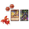 Bakugan Evolutions, Blitz Fox (Red), 2-inch Tall Collectible Action Figure and Trading Card