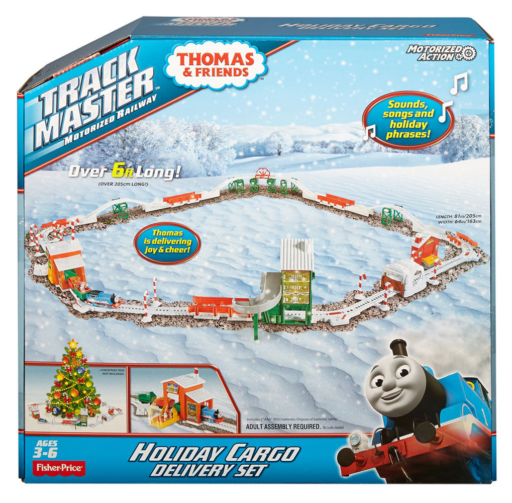 thomas and friends christmas train set