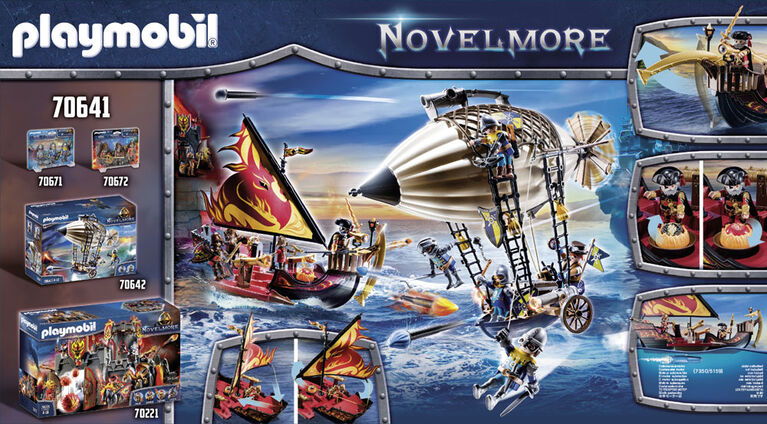 Playmobil - Burnham Raiders Fire Ship