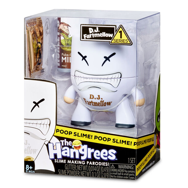 The Hangrees: D.J. Fartmellow Collectible Parody Figure with Slime