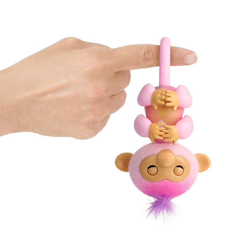 Fingerlings Interactive Baby Monkey, 70+ Sounds & Reactions, Heart Lights Up, Reacts to Touch