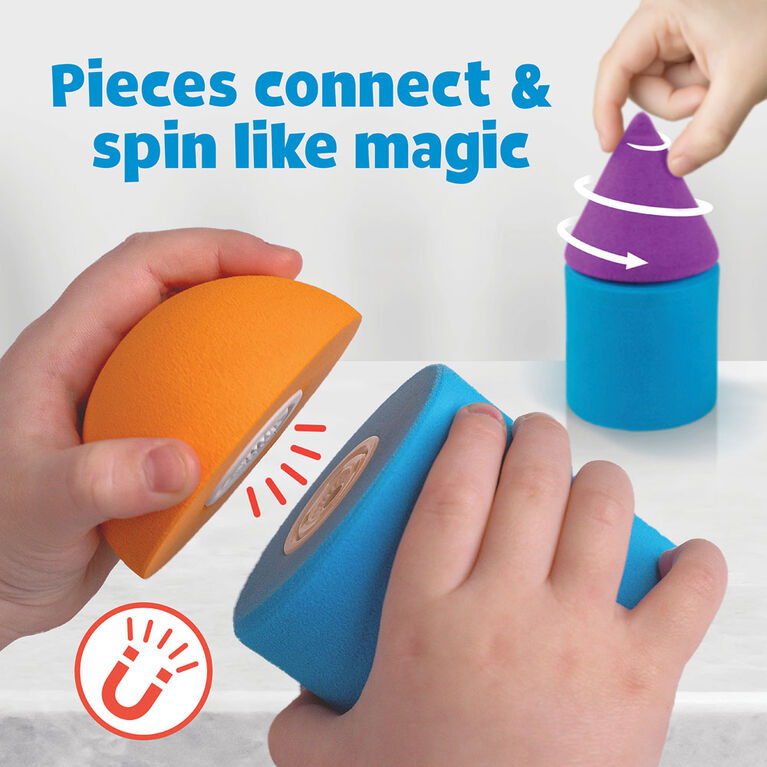 Blockaroo Magnetic Foam Blocks - Tugboat - English Edition