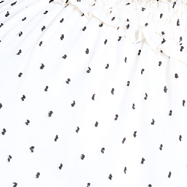 Motherhood Robe Midi Smock&eacute;e &Agrave; Manches &Agrave; Volants