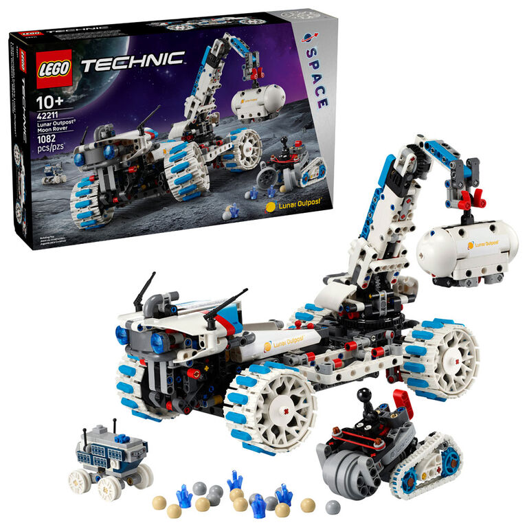 LEGO Technic L'Astromobile d'Exploration Lunaire Lunar Outpost , Jouet STIM, Ensemble de Construction pour Enfants 42211 LEGO Technic L'Astromobile d'Exploration Lunaire Lunar Outpost , Jouet STIM, Ensemble de Construction pour Enfants 42211
