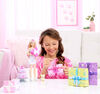 Barbie Party Unboxed Pet Birthday Series Doll & Accessories, Birthday Bows Set with 10 Surprises