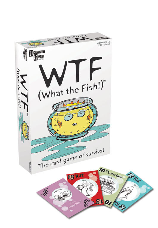 Jeu de cartes WTF (What the Fish) - Édition anglaise