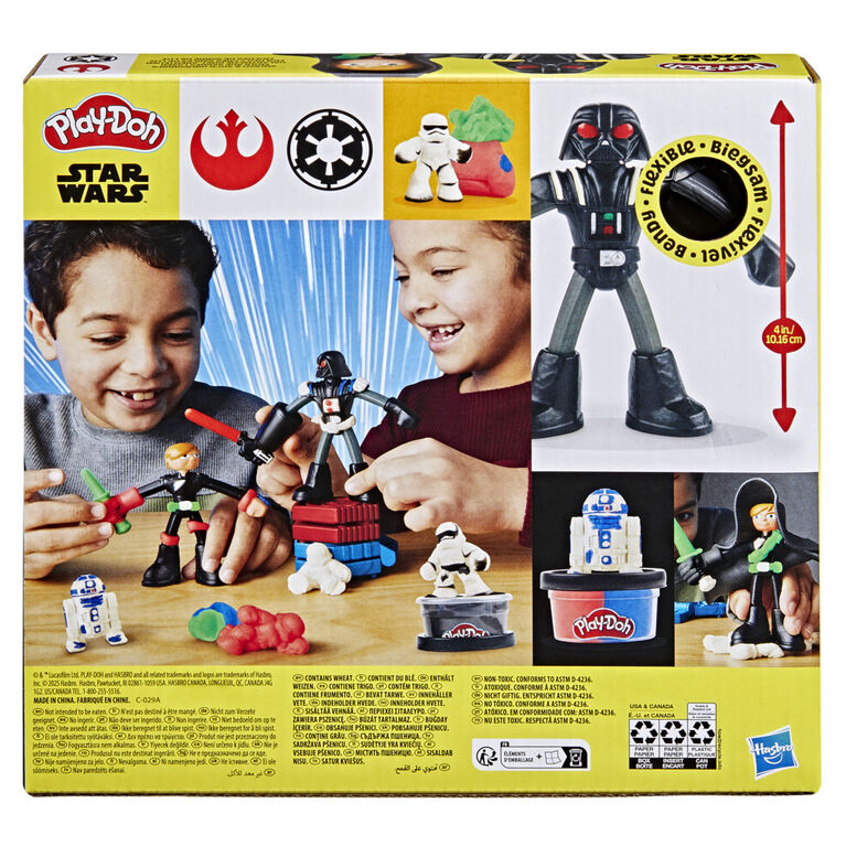 Play-Doh Star Wars Squish & Slice Lightsabers 4 Inch Action Figure Set