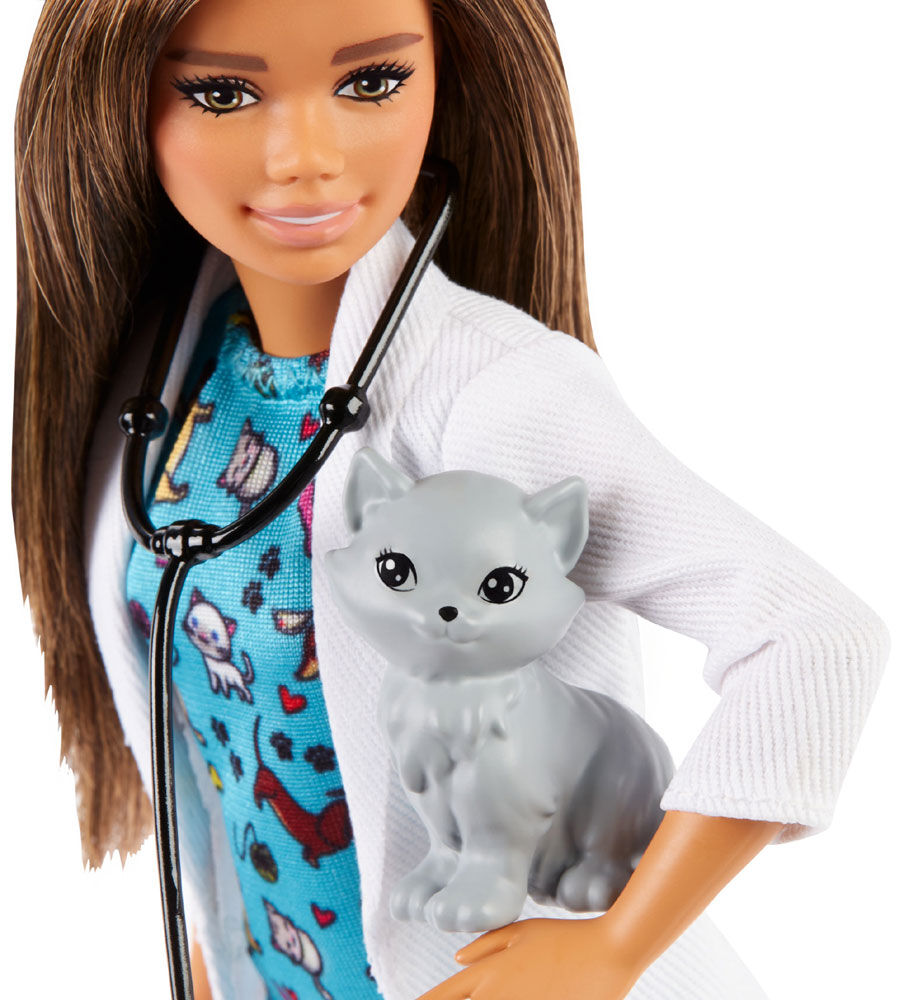 barbie pet vet playset