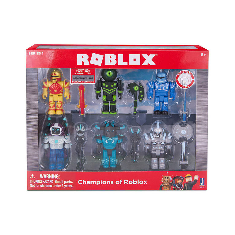 Roblox 6 Figure Multi Pack Champions Of Roblox Toys R Us Canada