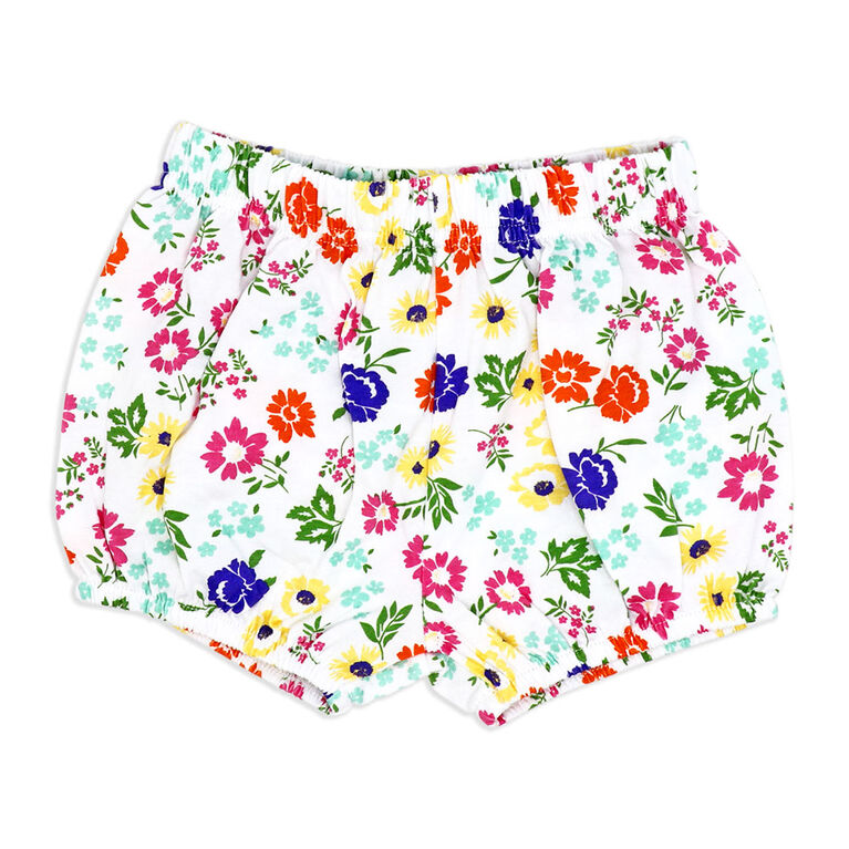 Sterling Baby 2 Piece Poplin Tiered Dress: Multi Floral 18M