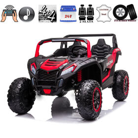 KidsVip 24V Blade BT Edition Buggy/UTV W/RC- Red - English Edition