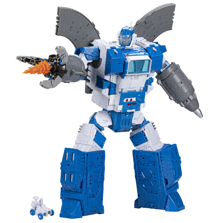 Transformers Generations Selects Legacy Evolution, figurines Guardian Robot et Lunar-Tread, classe Titan, 60 cm