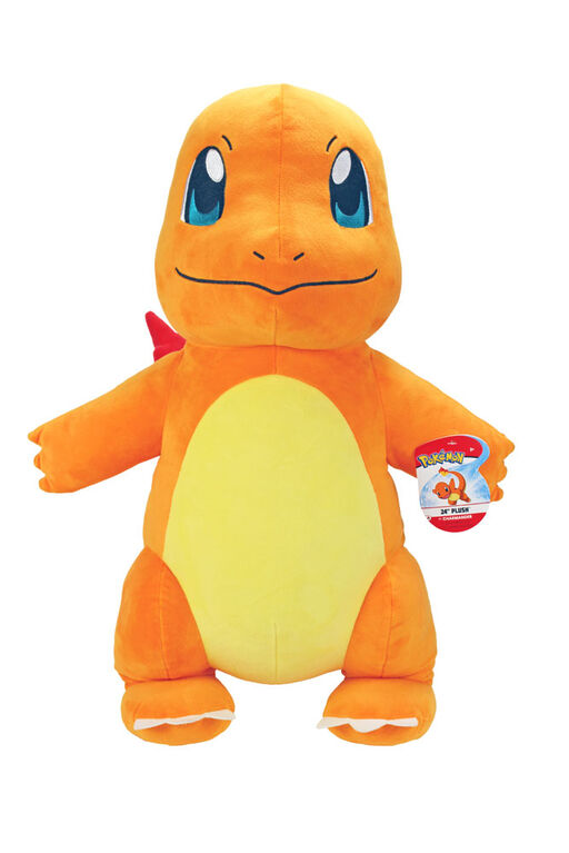 Bandai - Pokémon - Peluche Salamèche (Charmander) - Peluche 30 cm toute  douce - JW0060 : : Jouets