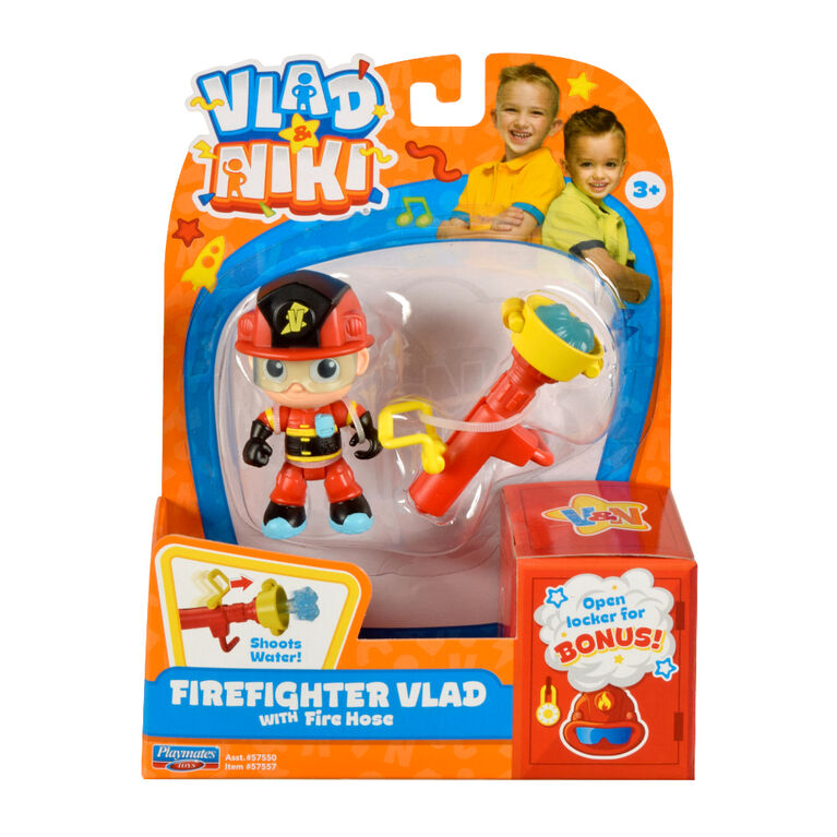 Vlad and Niki - Firefighter Vlad Figure Set (with Firehose)