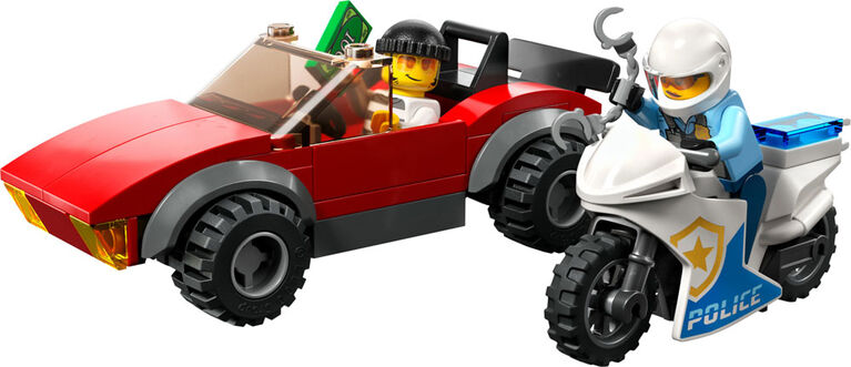 Lego City - Moto de police et voiture d'escapade — Juguetesland