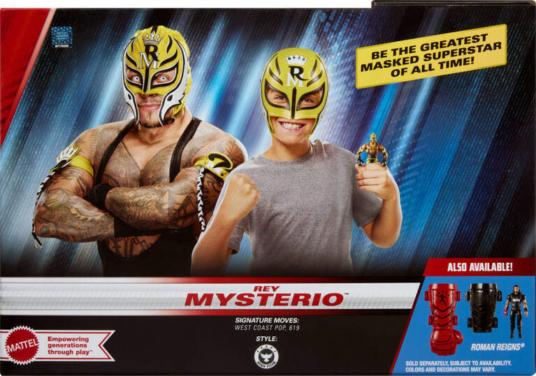 WWE Main Event Series Rey Mysterio Role Play Set