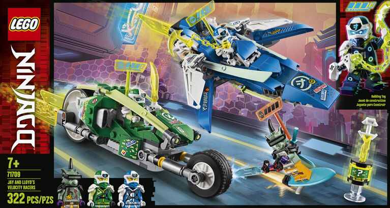 LEGO Ninjago Les bolides de Jay et Lloyd 71709 (322 pièces)