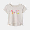 RISE Little Earthling Aline Tee Lt Grey Rise Kindneshort Sleeve