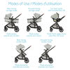 Maxi Cosi Zelia Max 5-in-1 Modular Travel System - Polished Pebble