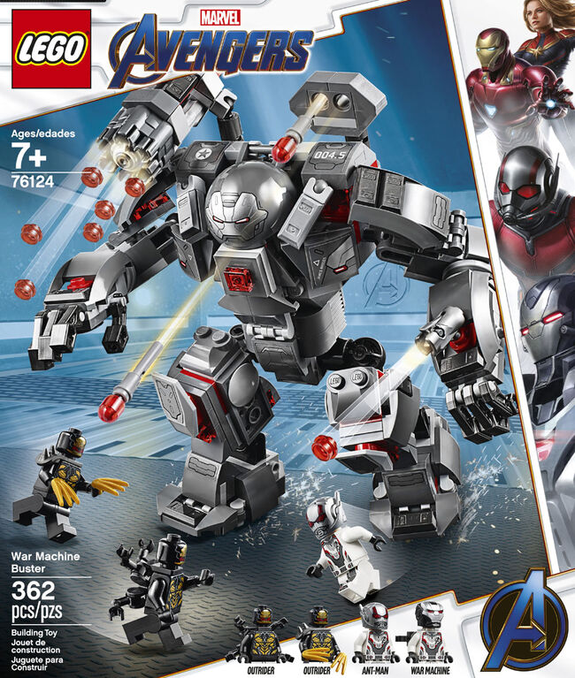 Lego Super Heroes Marvel War Machine Buster 76124 Toys R Us Canada