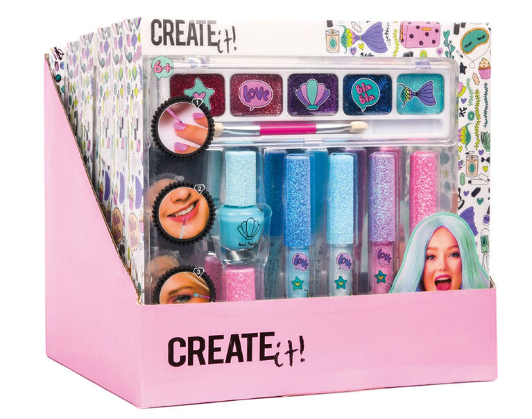 CREATE IT! Makeup Set Glitter Mermaid 7-Pieces