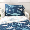 3-Piece Toddler Bedding Set, Blue Dinosaur