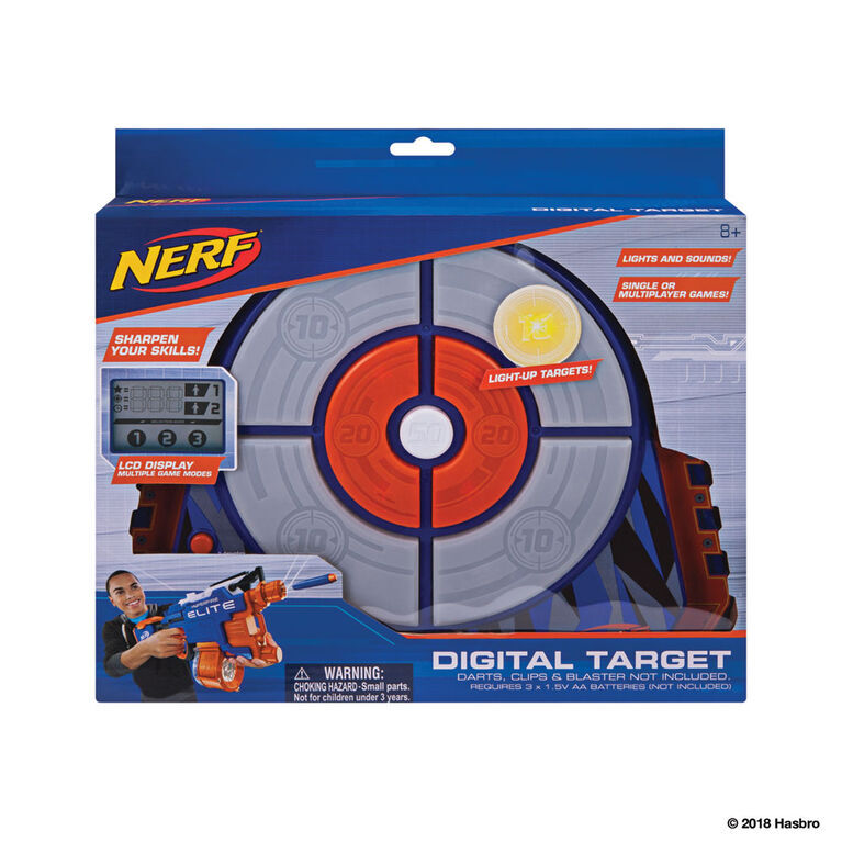 NERF Elite Digital Light-Up Target
