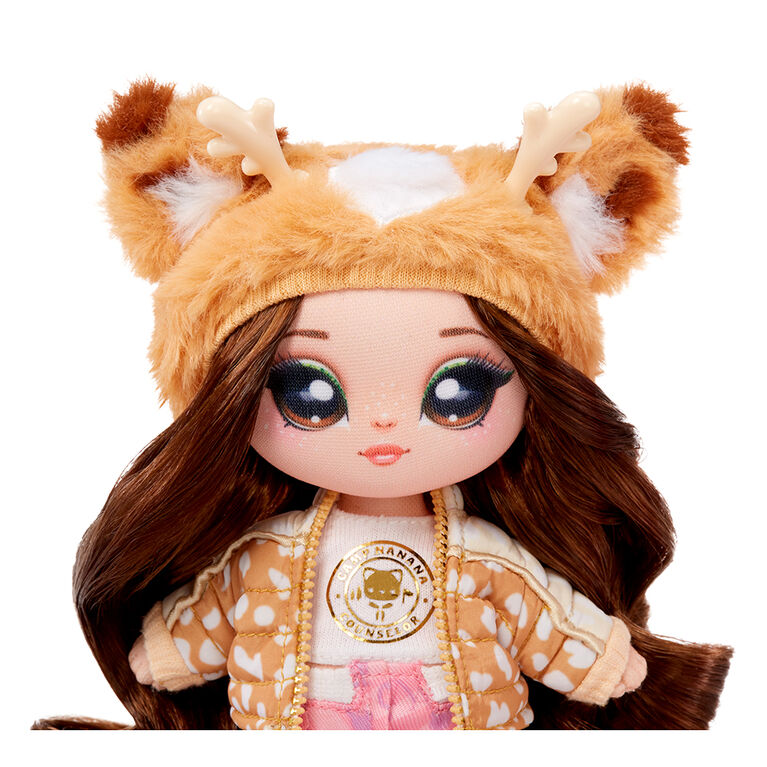 Poupée de camping Na Na Na Surprise, Myra Woods, poupée-mannequin de 7,5 po (19 cm) inspirée d'un cerf