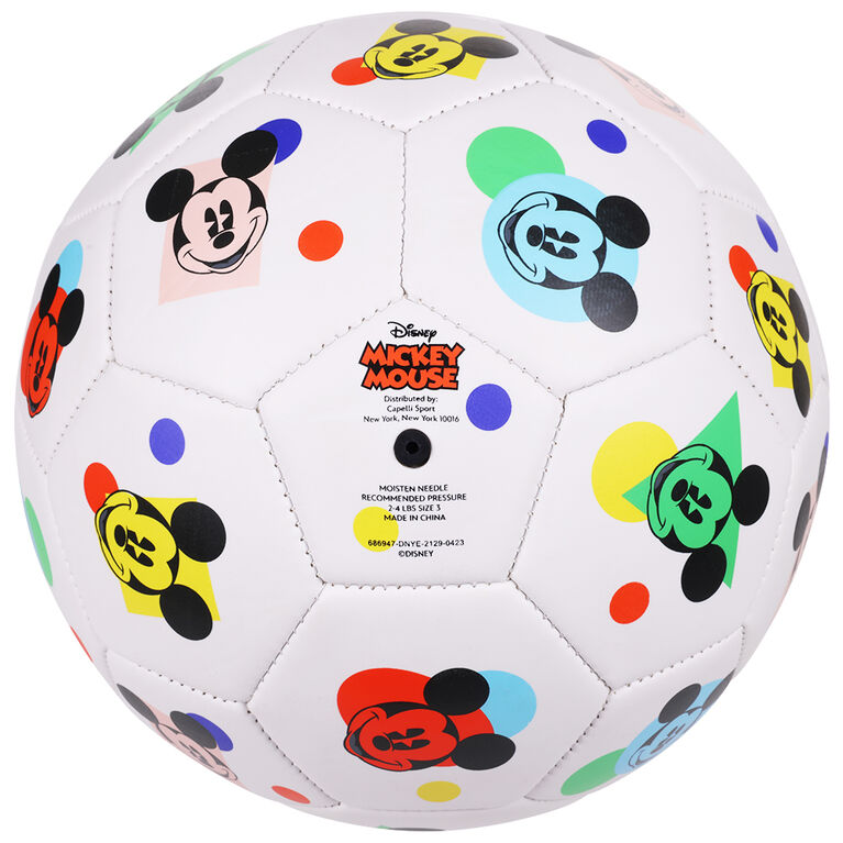 Tossed Mickey Soccer Ball